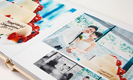 結婚式アルバムについて、データ持ち込みでのウェディングアルバム制作のイメージ